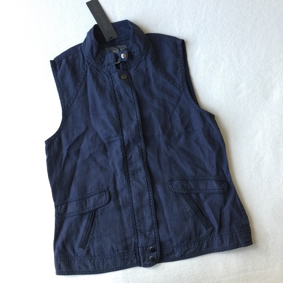 Michael Stars Linen Vest - Picture 2 of 5